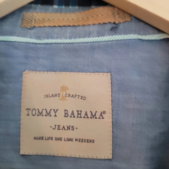 Tommy Bahama Men's Button-Up Shirt 2XL Multicolor Plaid 100% Cotton Long Sleeves - Picture 3 of 10